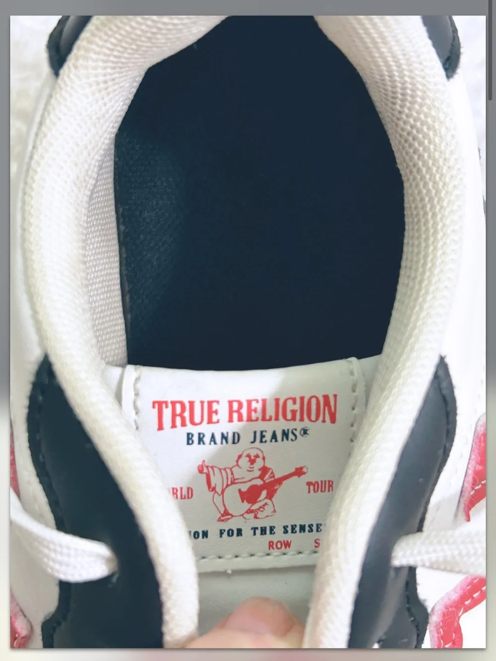 True Religion black white